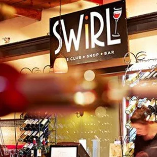 Swirl Wine Bar and Wine Club.
Enjoy great wine, food and free wine tastings on Fridays Evenings.