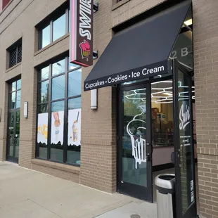 the outside of the building