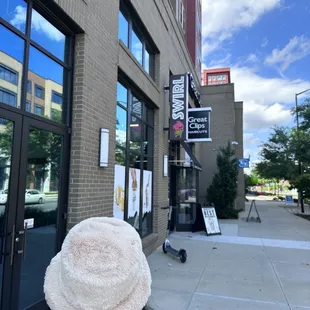 a woman wearing a hat