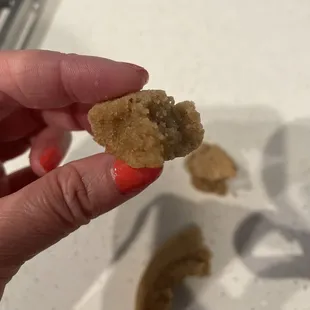 Supposed chocolate chip cookie