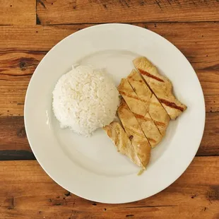 Kid Grilled Meat Rice Plate