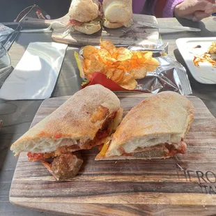 Polpette meatball sandwich