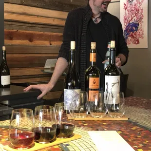 Love venturing into new wines via their flights. Tend to change about once per week.