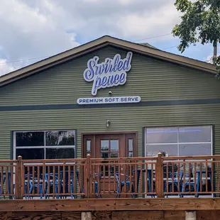 Beautiful patio out back with private parking