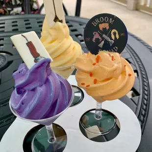 Hocus Pocus soft serve flight