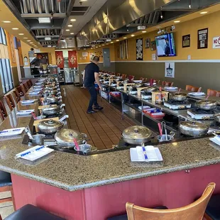 sushi and sashimi, interior