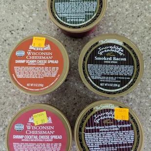 Cheese spreads for .99 each!