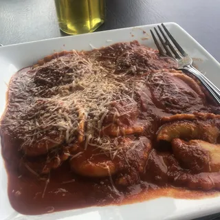 Ravioli with Meat Sauce