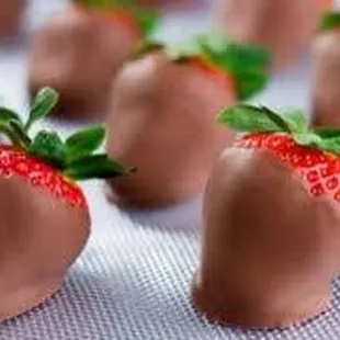 Chocolate-Dipped Strawberries -  They must be good for you there is fruit in them!