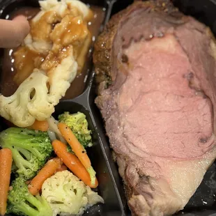 Prime rib dinner