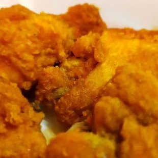 The hot buffalo wings.