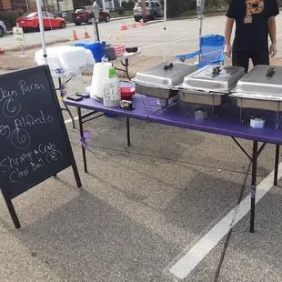 a man preparing food