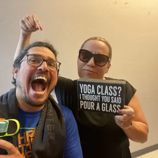 What got bamboozled into class! Loved it!!!