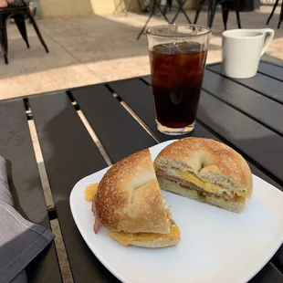 Breakfast Sandwich &amp; Cold Brew