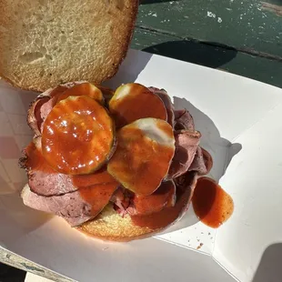 Pulled Brisket Sandwiches