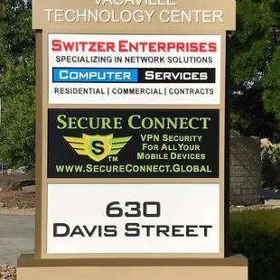 Switzer Enterprises has a new sign!