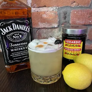 Whiskey "Almost" Sour