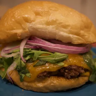 Swizz Stack, oK. Burger is maybe 5&quot; in DIAMETER.