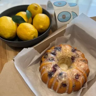 Seasonal Lemon Blueberry Bundt