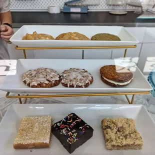 Yum! Matcha lemon (top right)