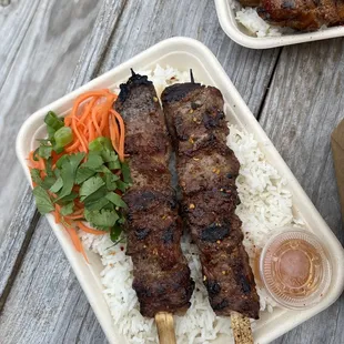 beef skewers