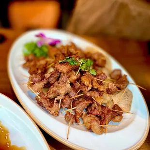 22. Fried Lamb on Toothpicks BBQ Recipe