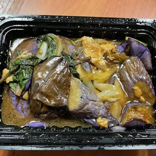 Thai Eggplant Dinner with chicken