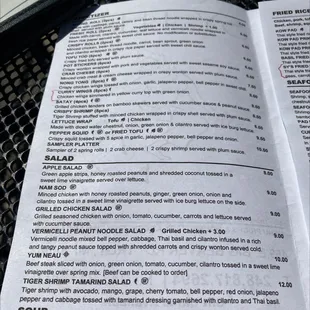 Carry out menu page 2