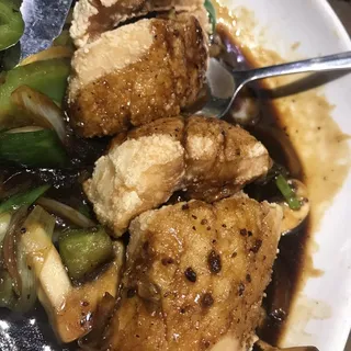 Black Bean Crispy Red Snapper