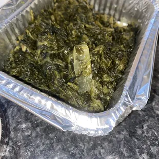 Side of callaloo (spinach)