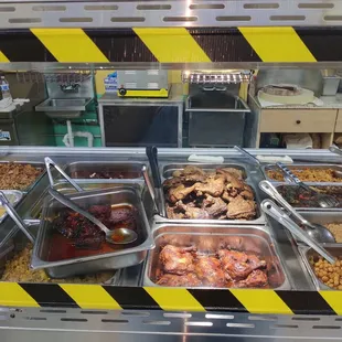 Hot food counter