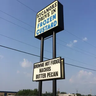 a sign for a restaurant