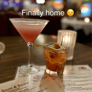 Raspberry Lemon Drop House Old Fashioned
