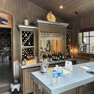 the bar