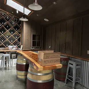 a wine cellar
