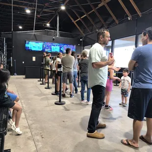 This is the line. Every interaction takes 5-8 minutes and for scheduling a special school too