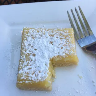 Lemon bar. Good