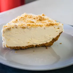 a slice of cheesecake