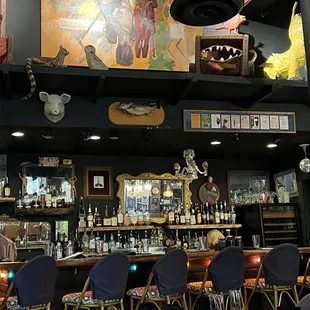 the interior of the restaurant