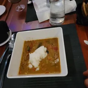 Gumbo of Gulf Coast, Crawfish and Flounder, Mississippi Delta Rice
