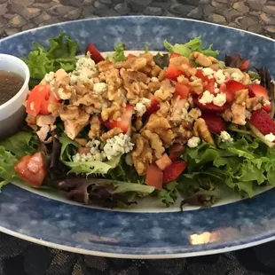 Strawberry Walnut Chicken Salad