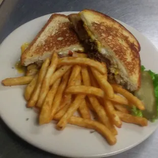 Beautiful Philly cheese steak sandwich, this was very delicious, thank you Syd's.