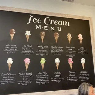 I don't think this was the actual menu