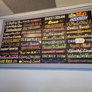 Lots of delicious choices!