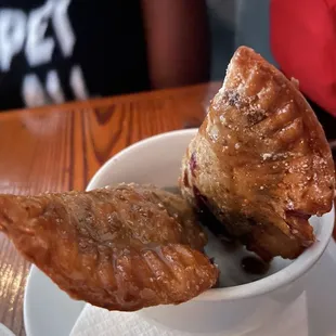 Handmade berry filled empanadas!