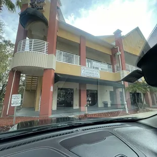 Front of the building