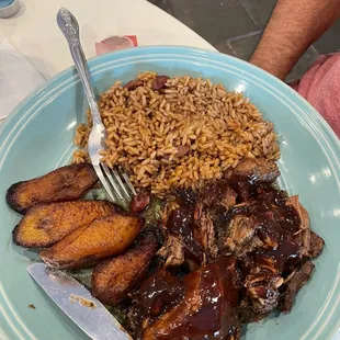 Jerk Pork with 2 Sides