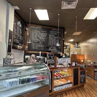 the interior of the restaurant