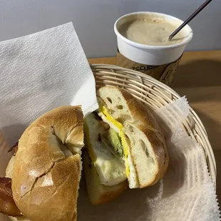 food, bagels, bagel