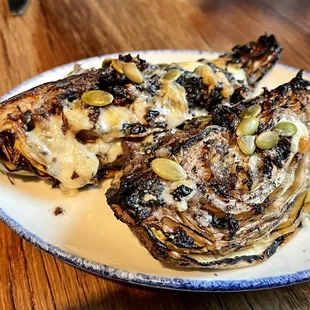 Charred Arrowhead Cabbage